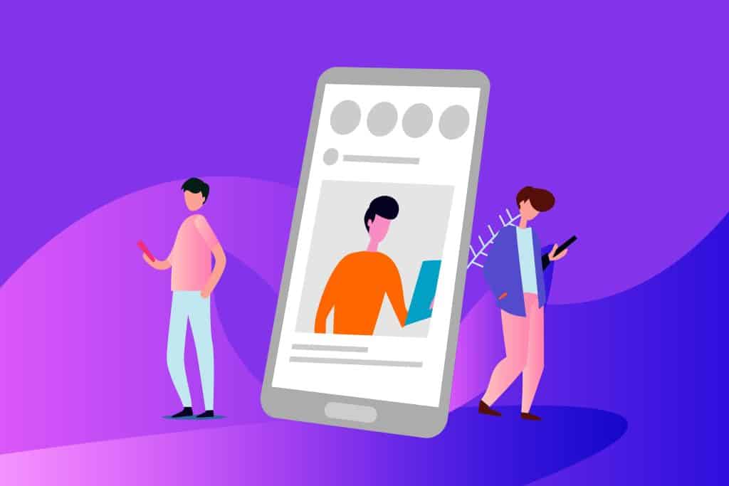 influencer marketing vector